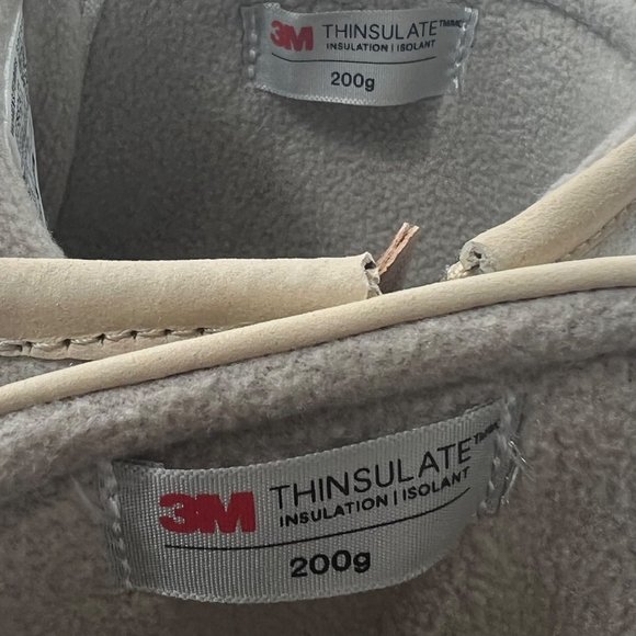 Sperry Saltwater Wool Embossed Thinsulate Duck Boot NEW Oat Women’s 10 Wide - Picture 11 of 12